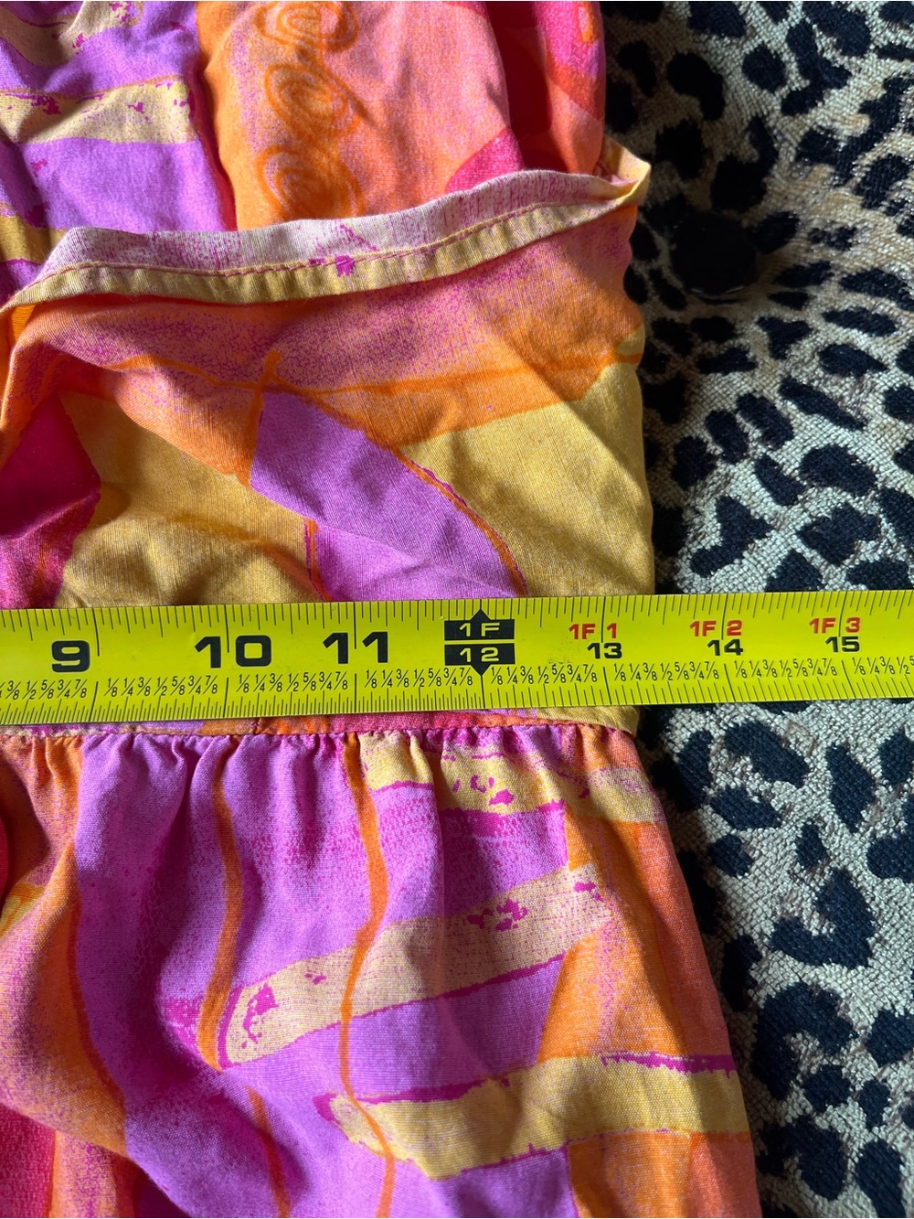 VTG Rabbit Rabbit Rabbit Designs Dress Sleeveless Abstract Tank Tropical SZ 4 P - Picture 7 of 8